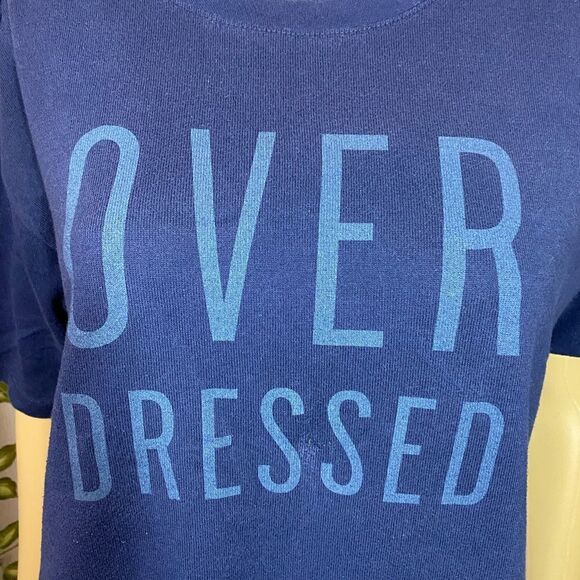 Oversized Tee Old Navy Medium Navy Blue - Picture 4 of 4